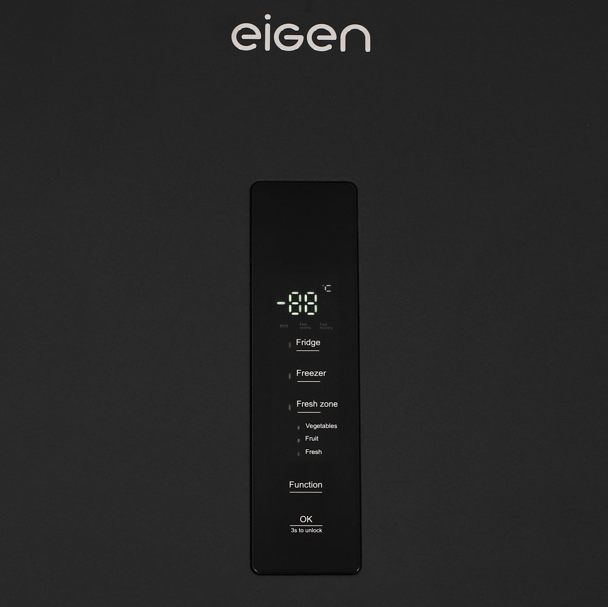 9142714 Холодильник с морозильником   Eigen Stark R01B черный STDN-0013929 - Вид №10