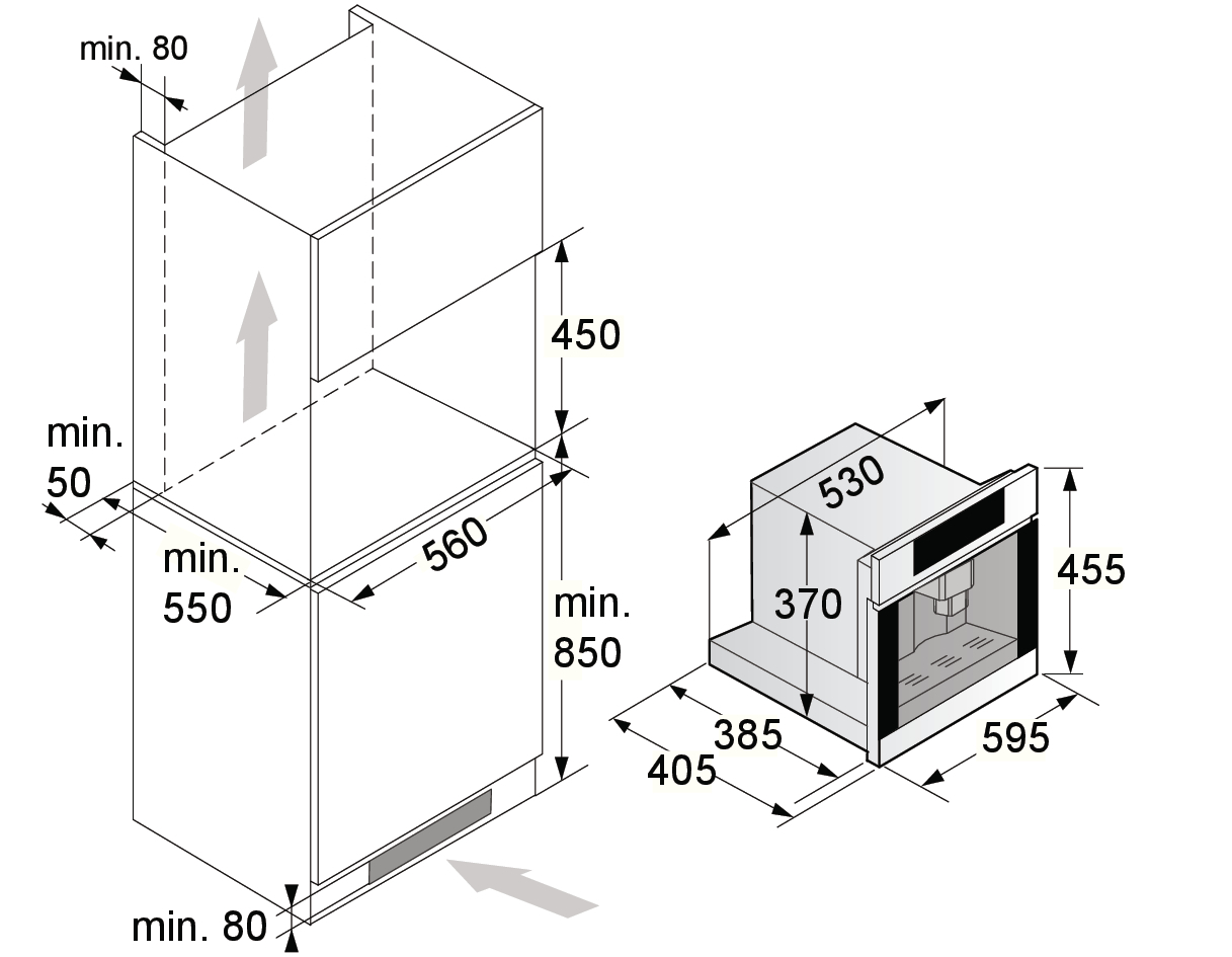 5485197 Встраиваемая кофемашина Asko CM8477A серый STDN-0051207 - Вид №1