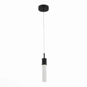 Подвесной светодиодный светильник ST Luce Fase SL215.403.01 ST LUCE FASE CLEAR 102825 Черный