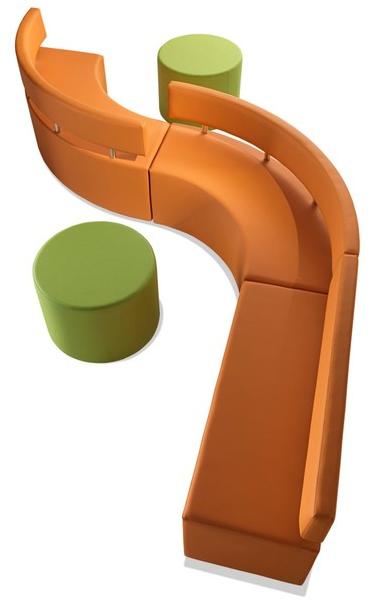 Sedex Модульная скамейка из экокожи Ringo sun-id-1369459 - Вид №1