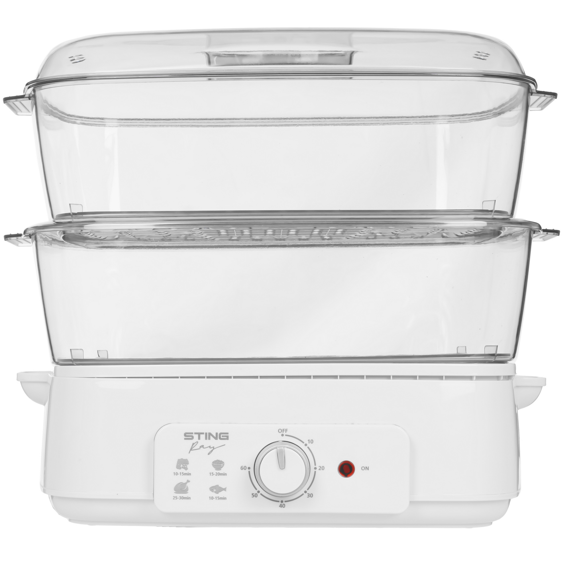 9216396 Пароварка STINGRAY ST-FS756A белый STDN-0004719 - Вид №1