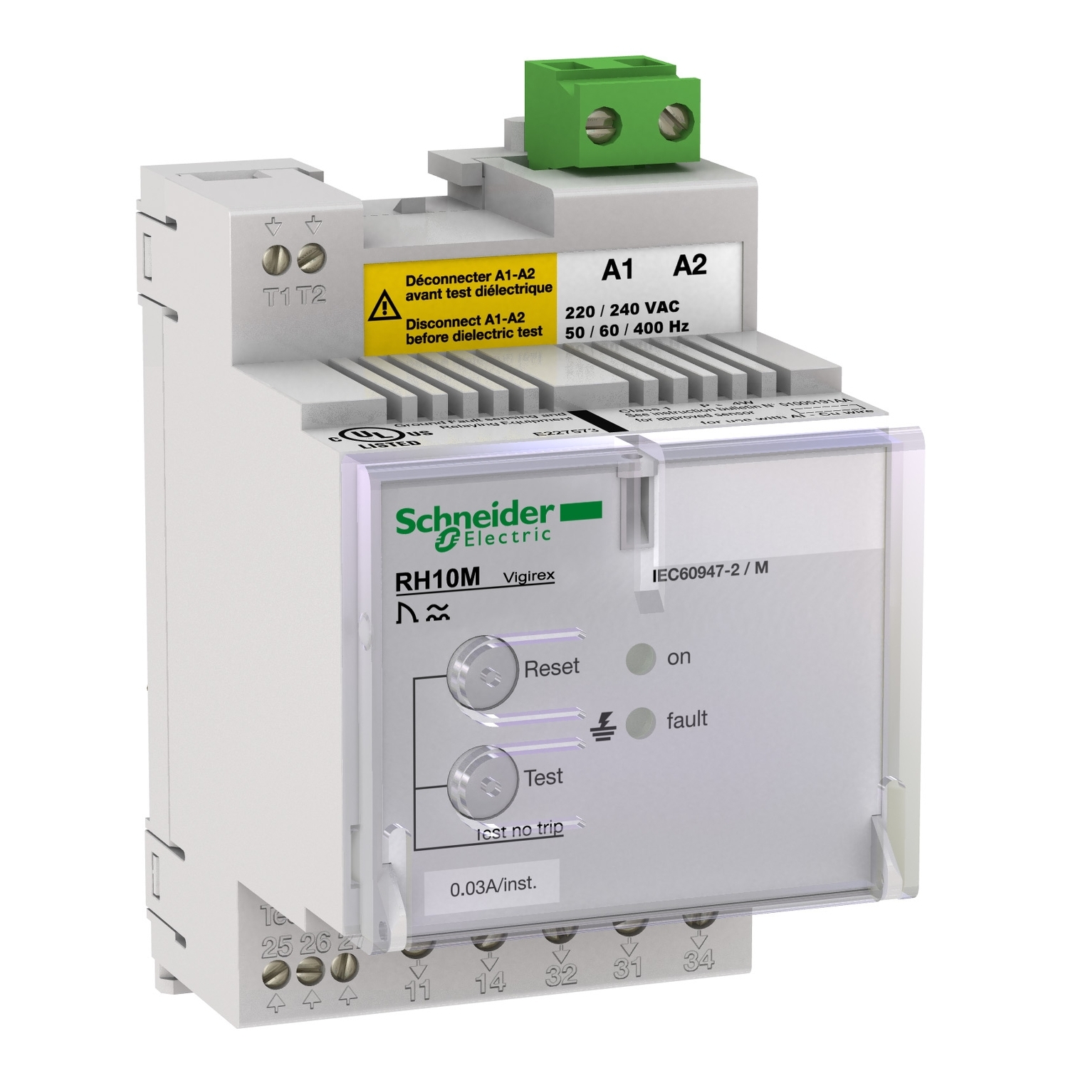 56140 RH10M 380/415 В 50/60 ГЦ 0.03 A (МГН.) Schneider Electric Vigirex 