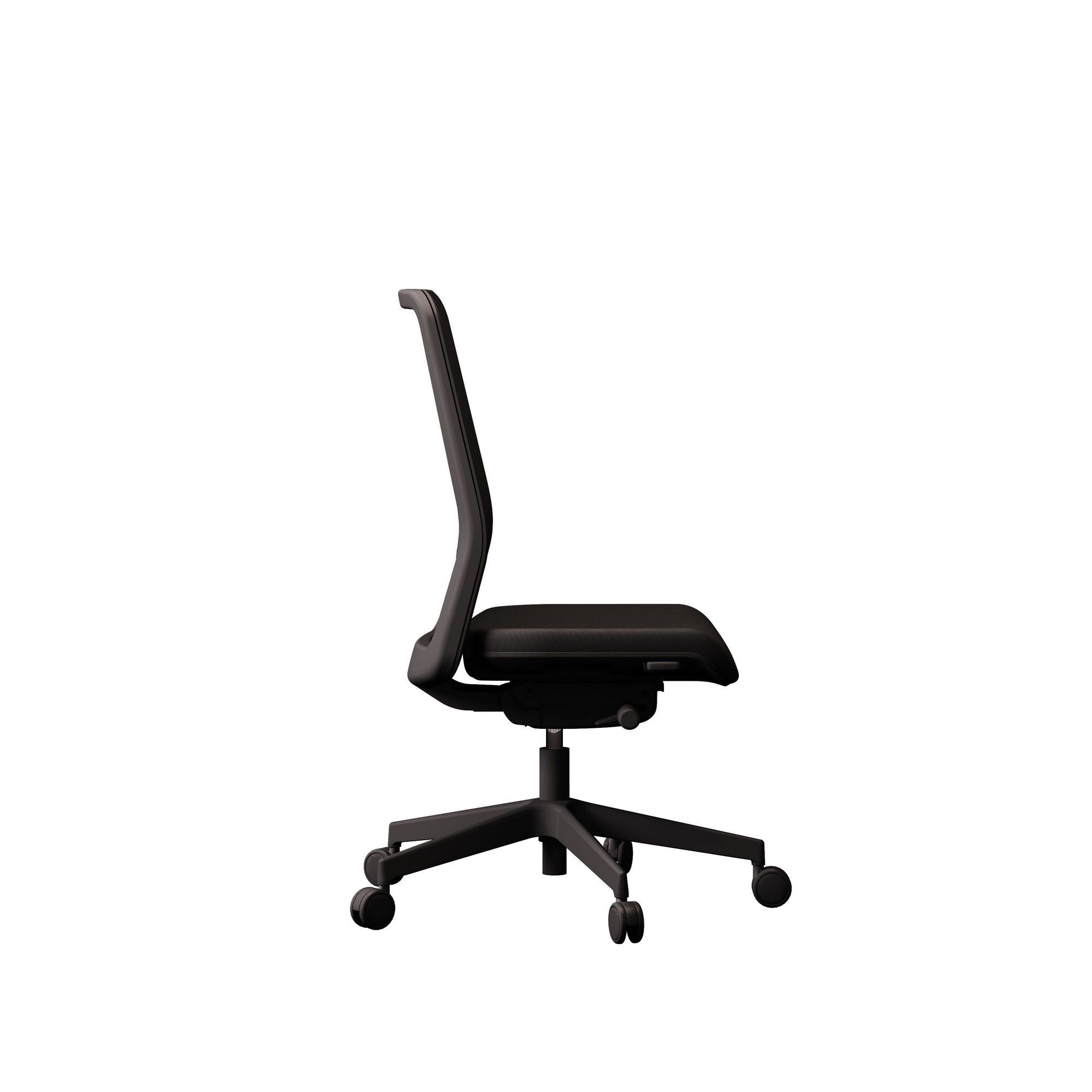 Тканевый регулируемый по высоте рабочий офисный стул с колесами Las Mobili Essai ARCH-00037046 - Вид №2