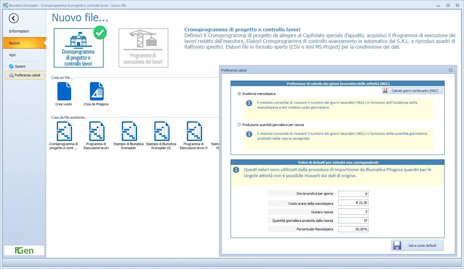 Прогресс работы, хронопрограмма Blumatica Blumatica Kronoplan progetto e direzione lavori ARCH-00071624 - Вид №1
