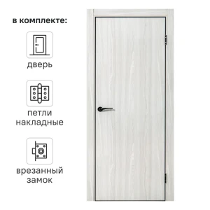 PORTIKA Борно 50 - межкомнатная дверь в стиле белый дуб 89417872