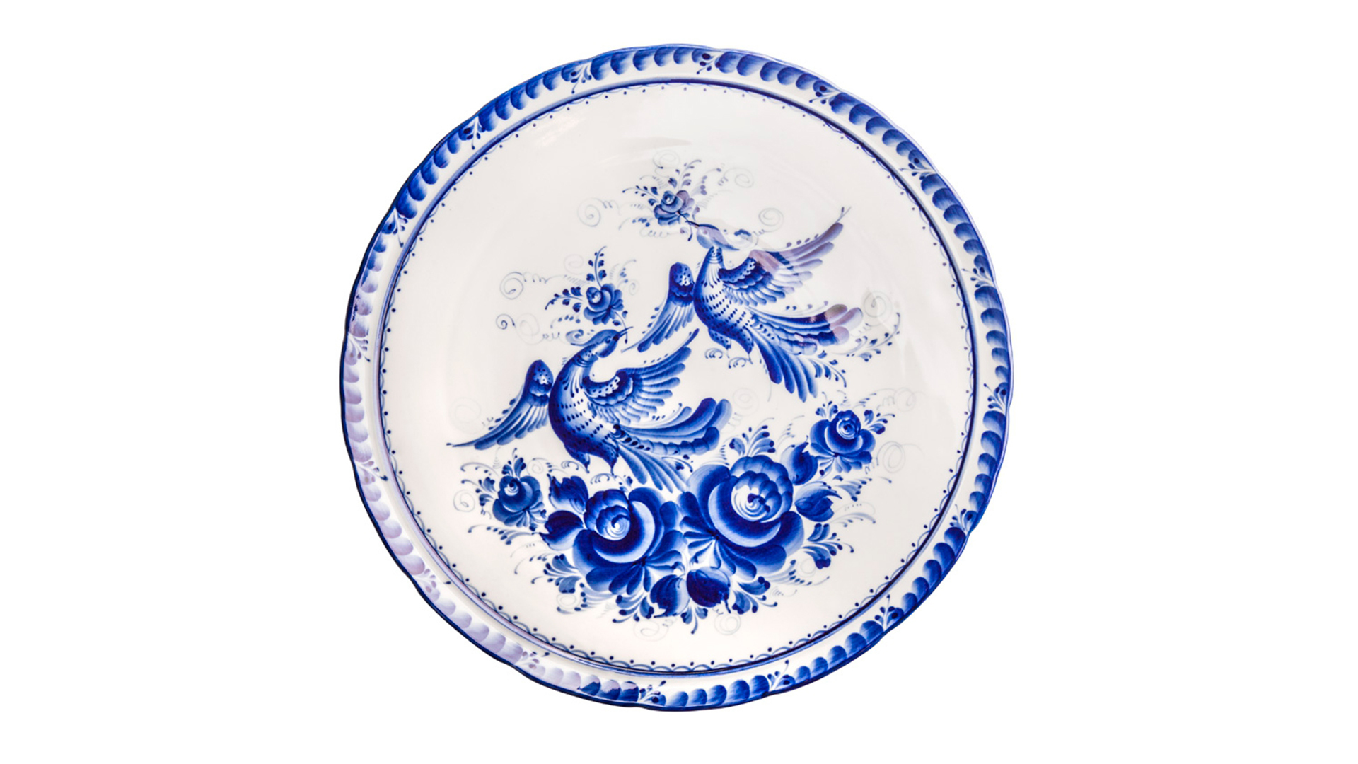 10612894 Гжельский фарфоровый завод Сервиз столовый 6/42 "Дубок" (авт.работа) Фарфор, Керамика  - Вид №8