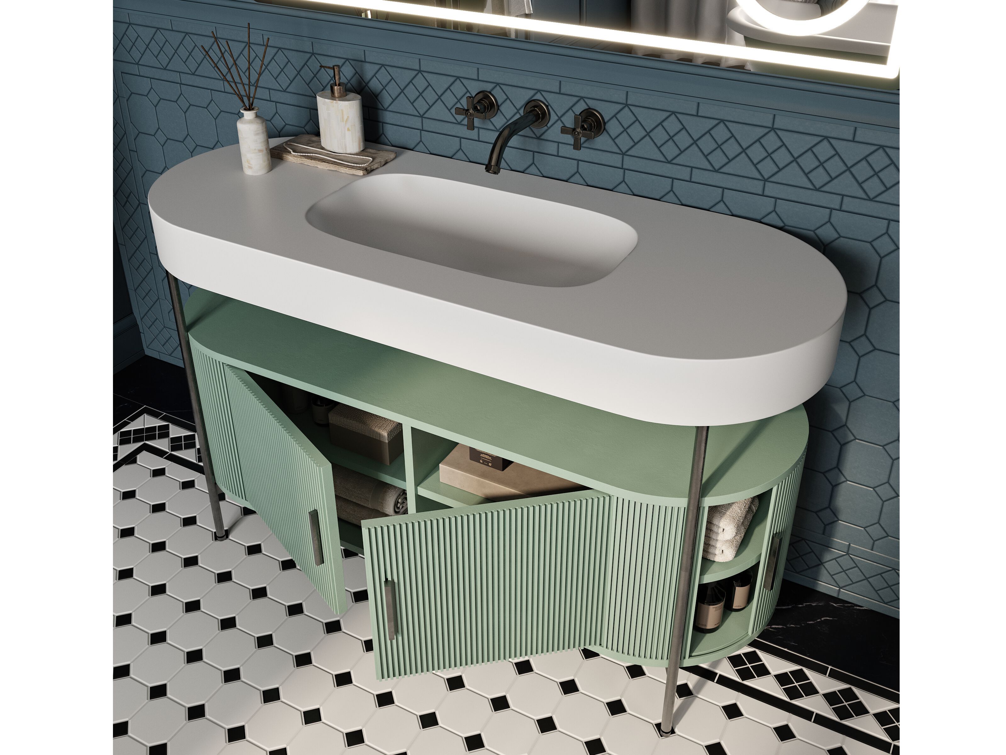 Напольная мебель для ванной MOMA Design Eclipse ARCH-00082000 - Вид №4