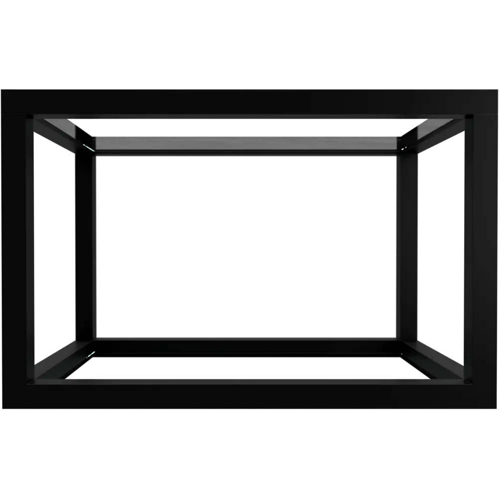 Полка-каркас для кухни 25.6x35x40 см алюминий/стекло 82441024 STLM-2067597 DELINIA  - Вид №1