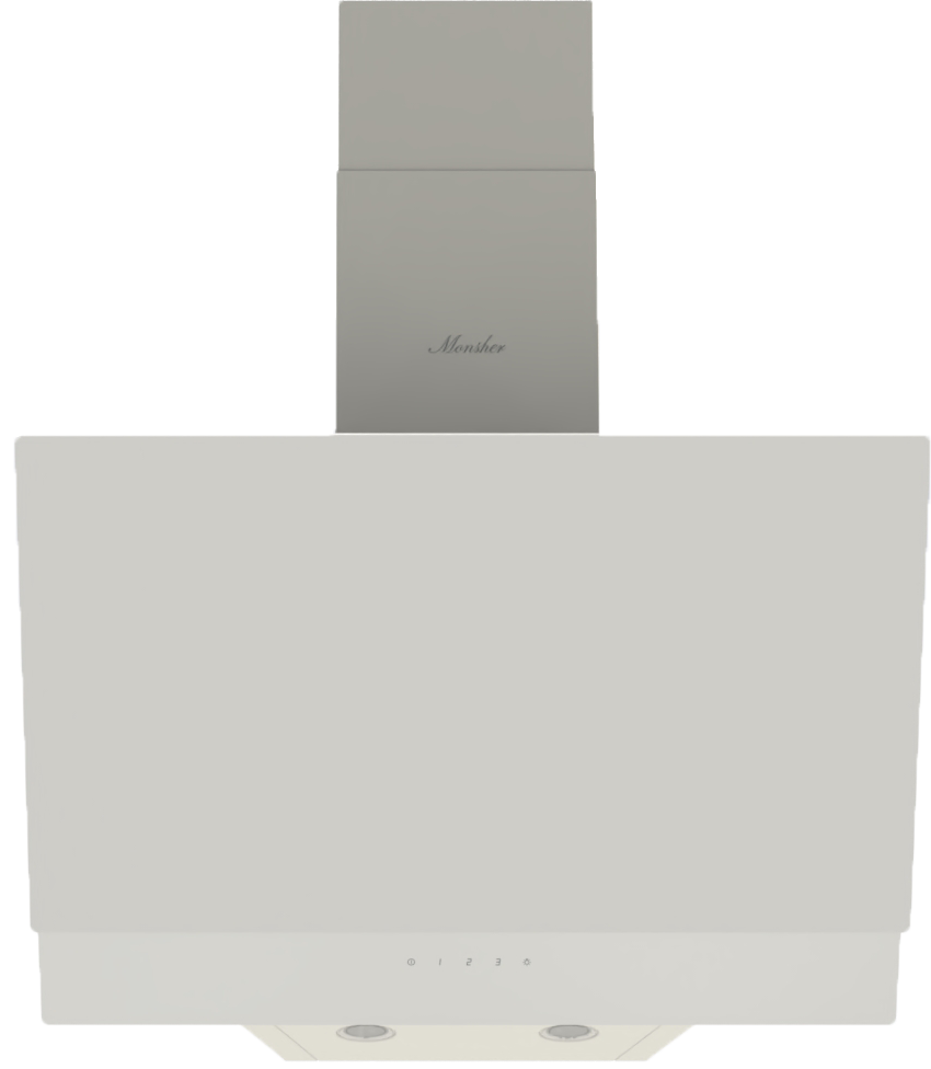 9903480 Вытяжка наклонная Monsher STELLA 60 Blanc белый/белый STDN-0001320 - Вид №1