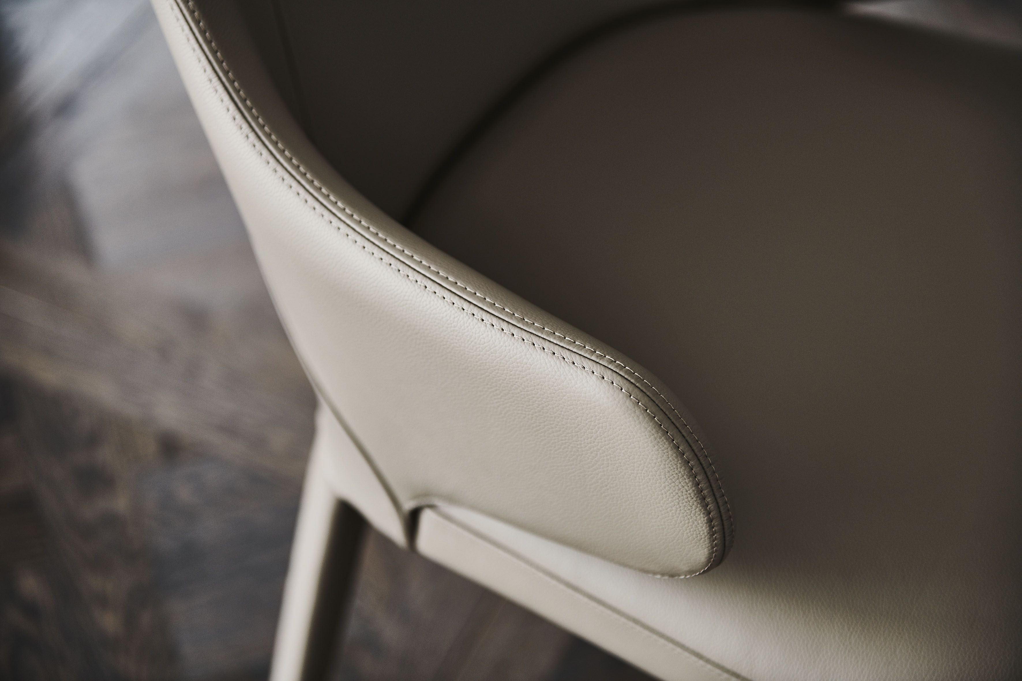 Кожаный стул с подлокотниками Cattelan italia Ванда ARCH-00020745 - Вид №3