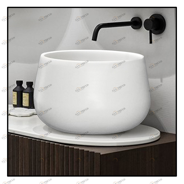 BATA Накладная раковина на столешницу  круглая Ceramica Cielo 