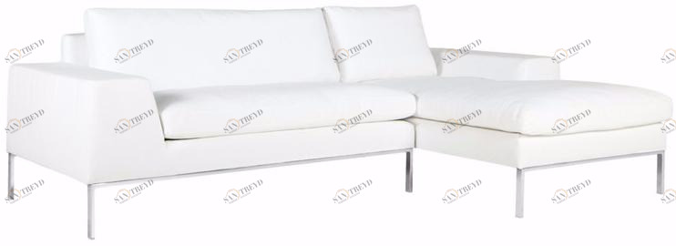 Sits 2-х местный тканевый диван с шезлонгом Justus sun-id-1399298