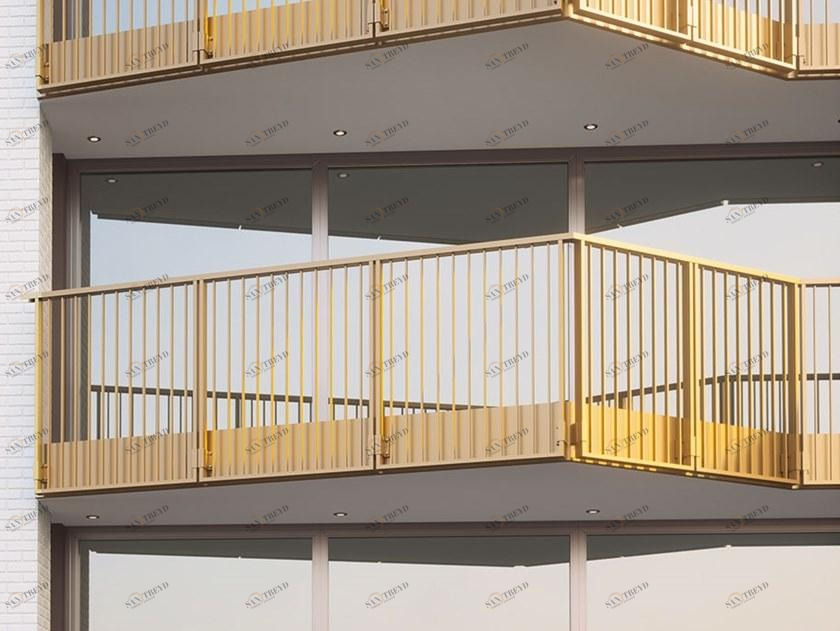 FARAONE Алюминиевый парапет с алюминиевыми решетками Olimpia sun-id-1446888