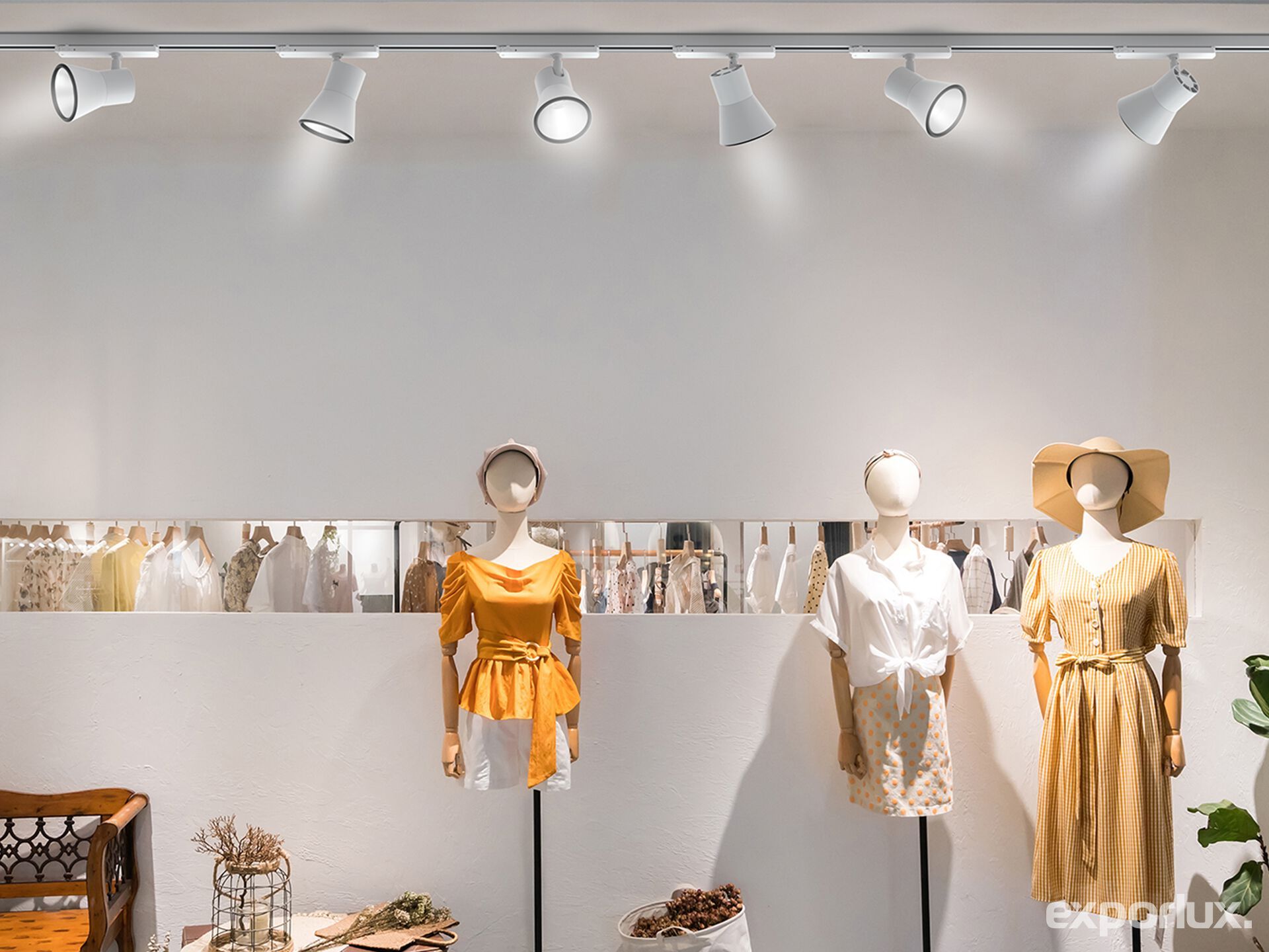 Экструдированный алюминиевый светодиодный трековый светильник Exporlux PURA CA ARCH-00015766