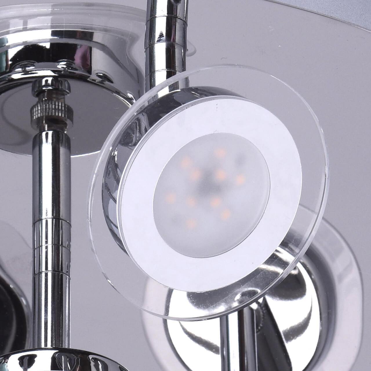 Спот потолочный светодиодный на 9 ламп хром "Граффити" 678010209 DE MARKT ГРАФФИТИ 00-3891829 Хром  - Вид №2