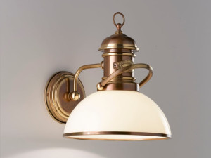 Стеклянный светодиодный настенный светильник