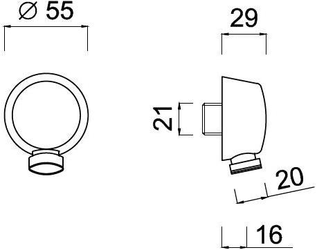 Rubinetteria Giulini Водозабор Classic revolution - praga F1510 - Вид №1