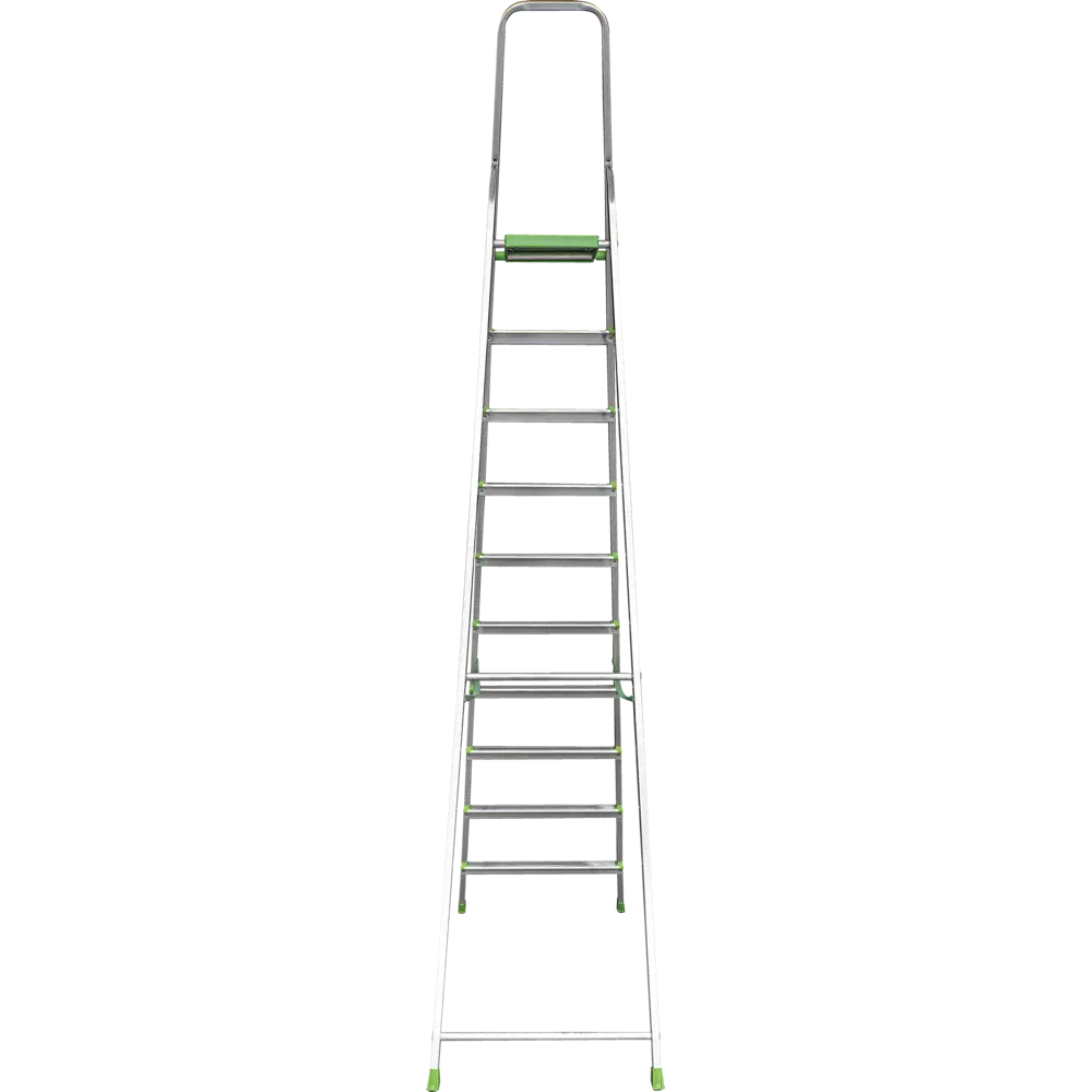 Алюминиевая стремянка Kroft на 10 ступеней с нагрузкой 150 кг 86550427 STLM-0070030 - Вид №2