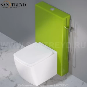 C304121 Компакт унитаз с бачком Зеленый A. e T. Italia WALL Италия