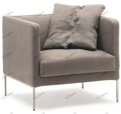 Living Divani Кресло из ткани со съемным чехлом с подлокотниками Lipp sun-id-1419130