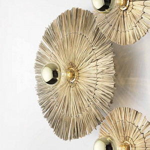 092188 Бра 50 cm + цоколь 10 cm золотой Aromas del Campo Laos