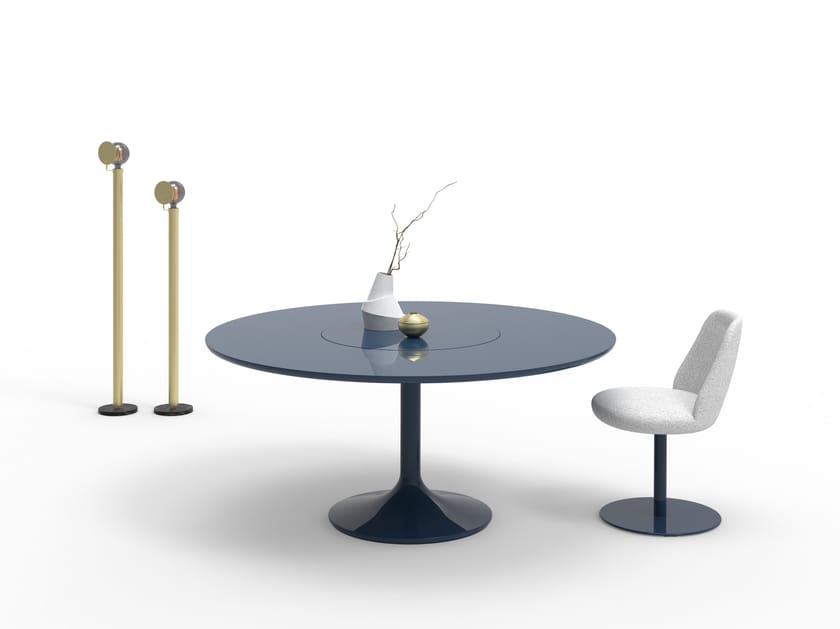 Круглый обеденный стол Vibieffe 4150 TWIST ARCH-00045476