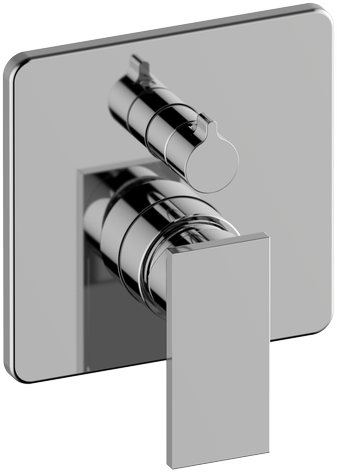 E-17040-LM31N-T 3/4” concealed shower mixer and diverter with 2 outlets - Trim only GRAFF Solar