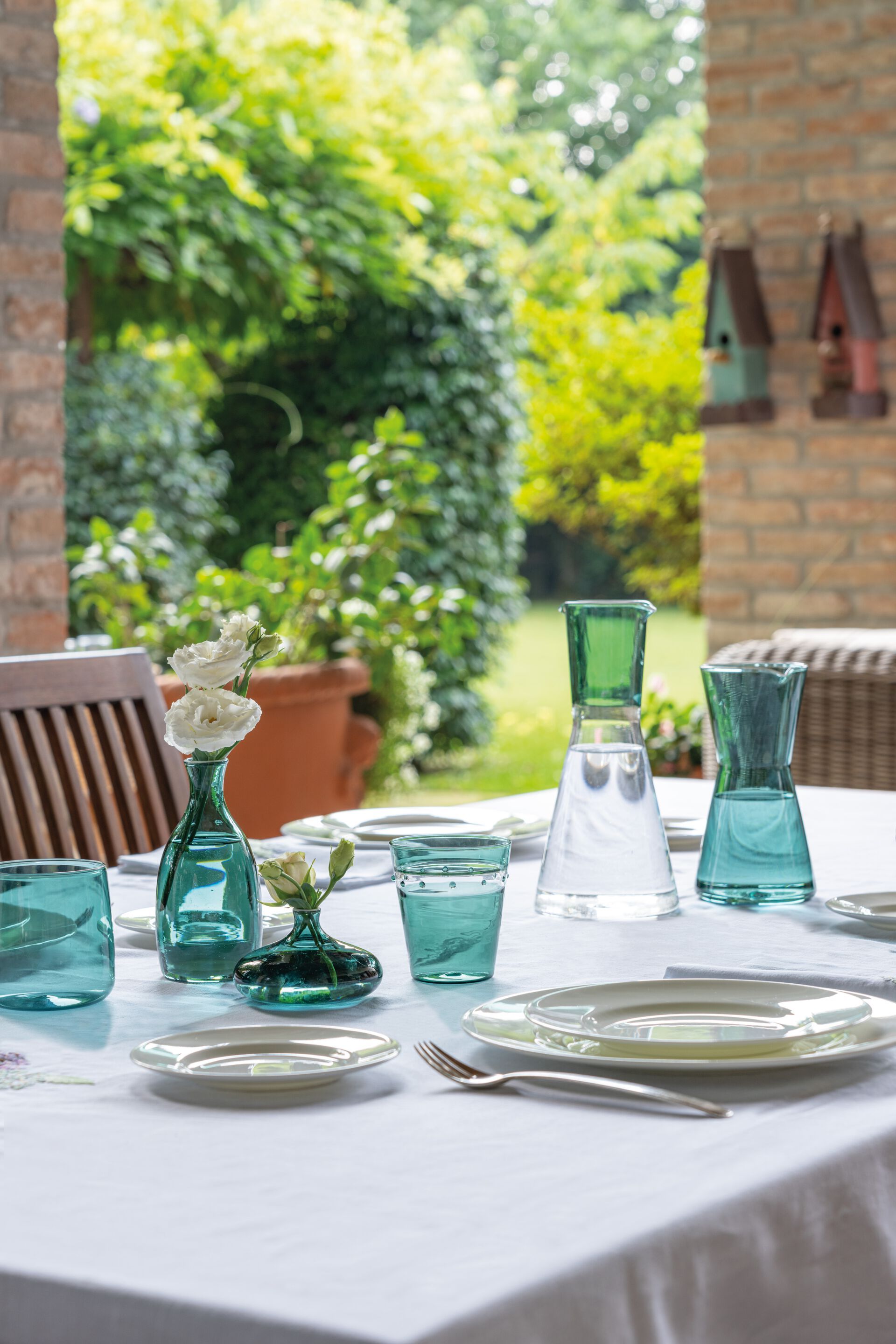 ВАЗа ручной работы из боросиликатного стекла Zafferano UN FIORE ARCH-00072102 - Вид №7