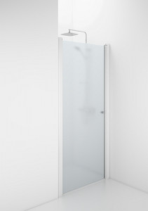59770182 Решение IFO Space для ниши SPVF, белые лакированные профили, матовое стекло с ручкой, ниша SPVF 1100
