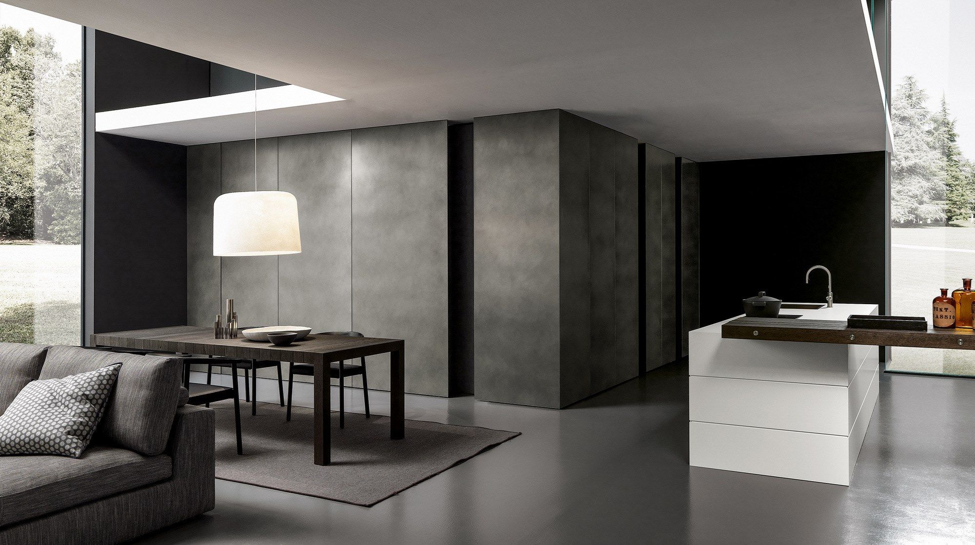 Прямоугольный обеденный стол из дуба MODULNOVA Face ARCH-00143376 - Вид №2