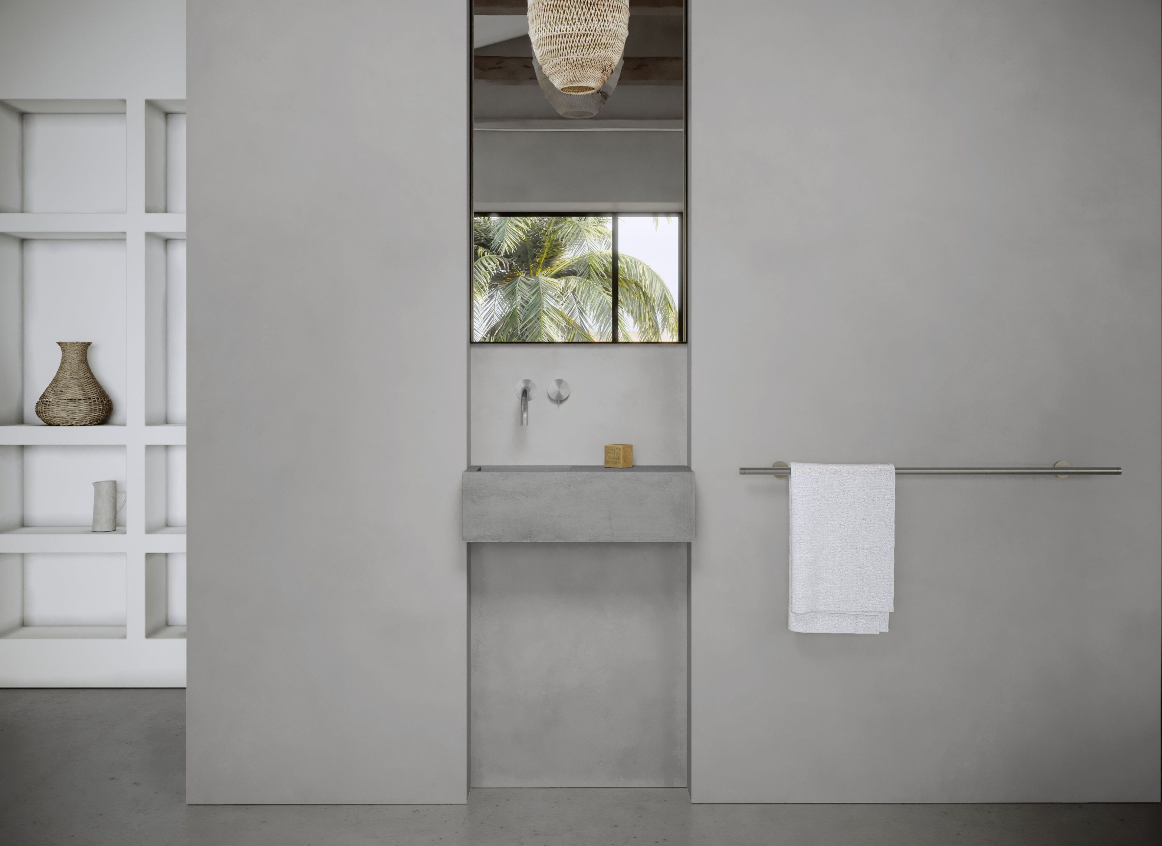 Одиночный подвесной прямоугольный умывальник COCOON Maison ARCH-00110450 - Вид №12