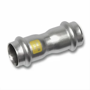 61727028 SANHA 17270 пр.-фит. газ, нерж.сталь, муфта ВПр-ВПр 28 мм