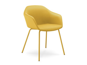 Тканевый стул с подлокотниками