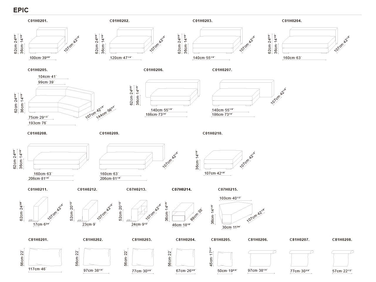 Изогнутый диван из ткани CAMERICH EPIC ARCH-00051266 - Вид №5