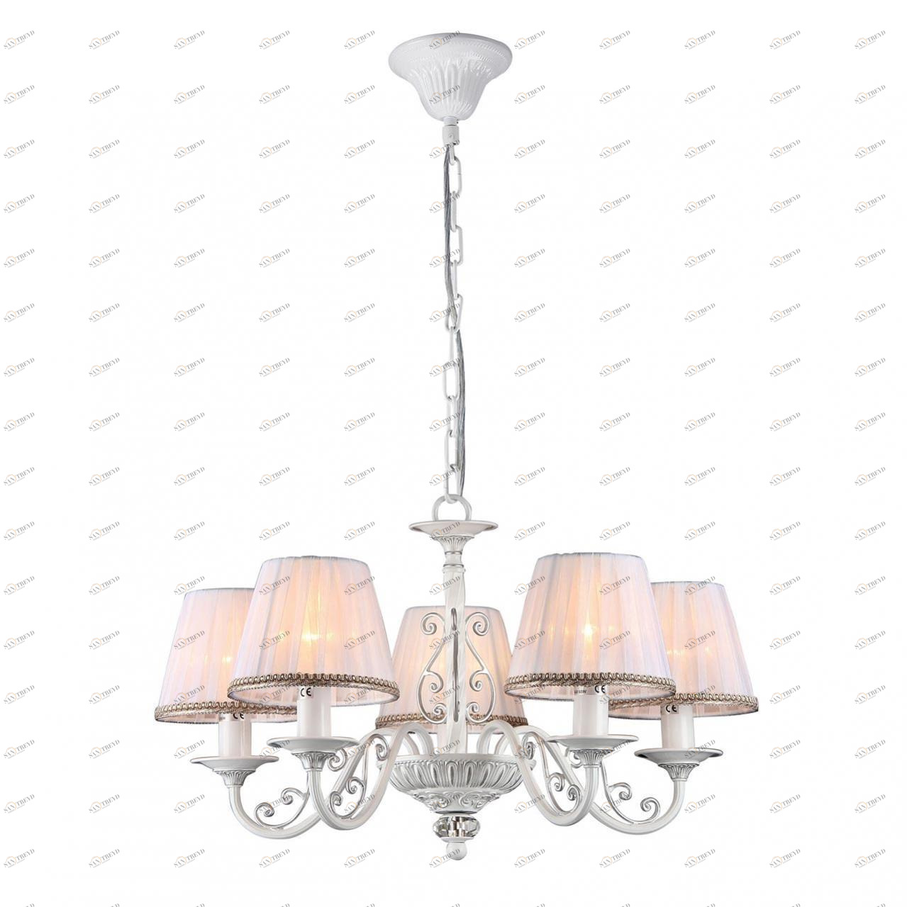 Подвесная люстра Freya Sunrise FR2290PL-05W FREYA SUNRISE 312782 Белый