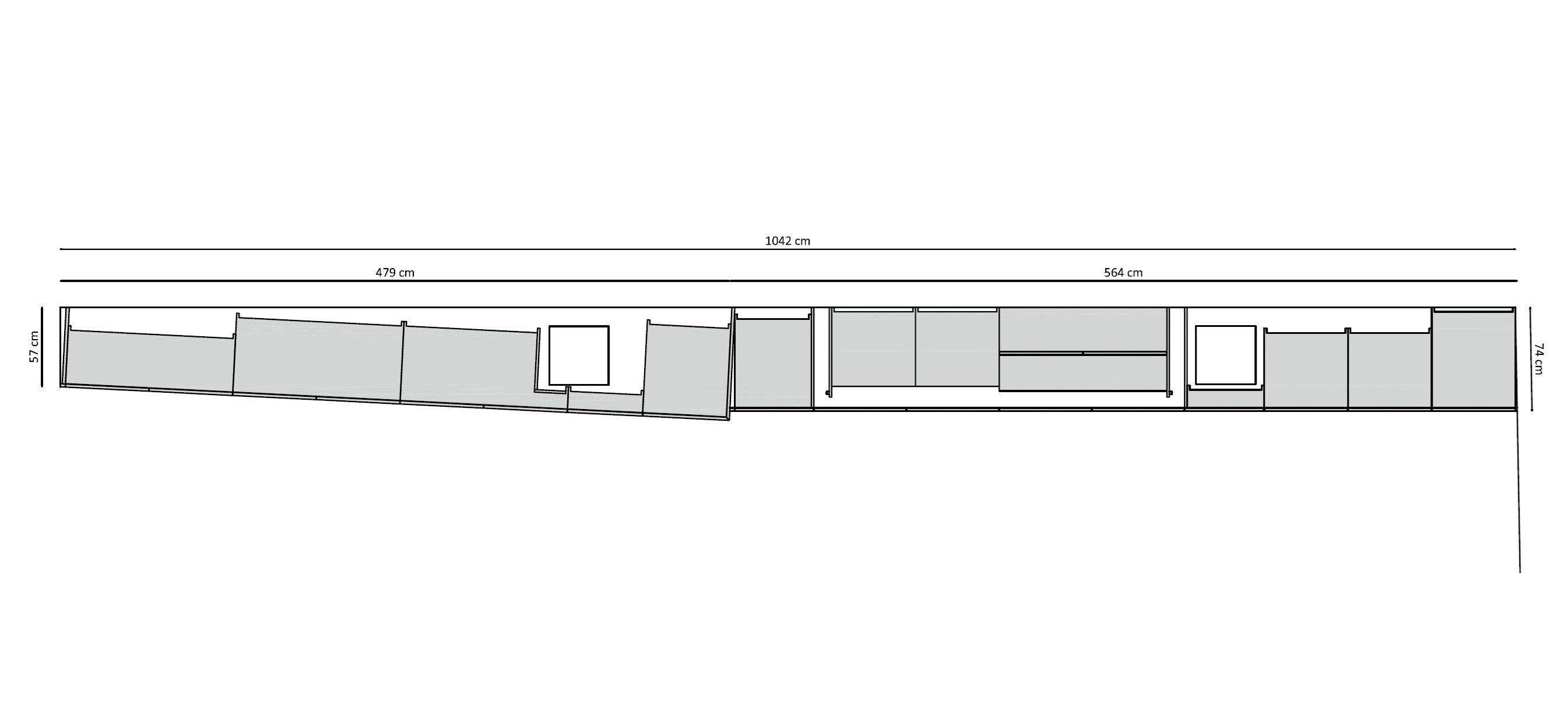 Кухня с островом и системой стен из Коринфского камня TM Italia Cucine D90 ARCH-00015489 - Вид №5