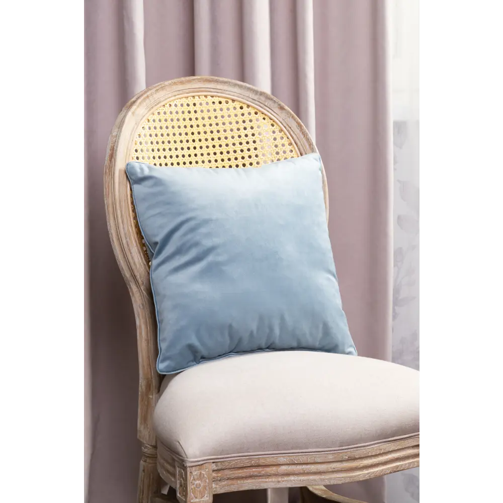 Подушка «Бархат», 40х40 см, цвет серый/голубой 82332013 STLM-2082640 LINEN WAY  - Вид №3