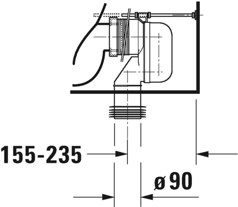21180920002 Компакт унитаз с бачком Белый Duravit D-Code Германия - Вид №10