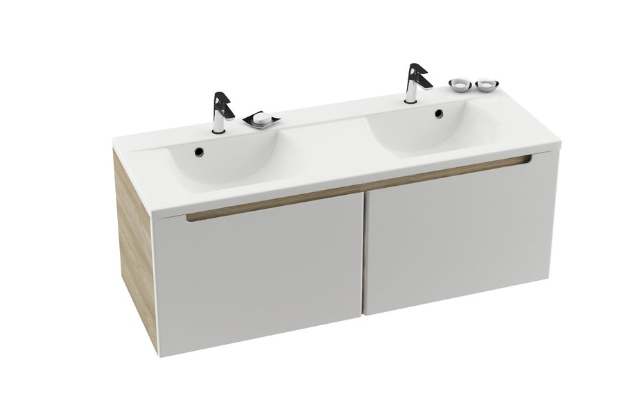 Тумба под умывальник SD-1300 CLASSIC белая/белая Ravak X000000422 - Вид №3