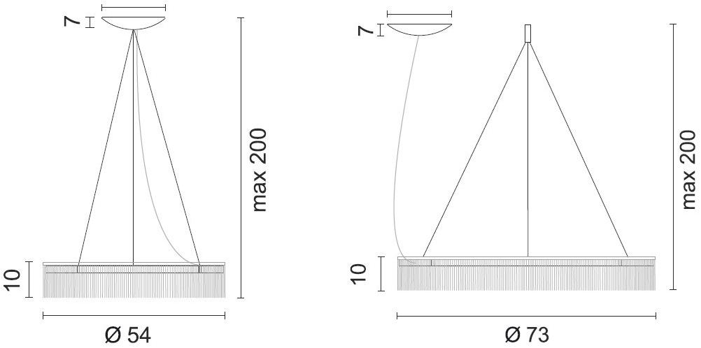 EGOLUCE Светодиодная подвесная лампа  1596 / 1597  - Вид №4