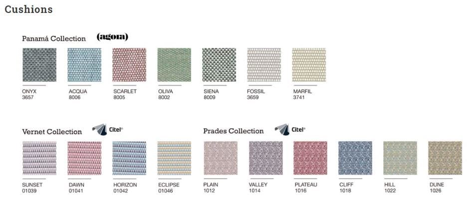 2-местный садовый диван из ткани со спинкой iSimar Paradiso ARCH-00048314 - Вид №5