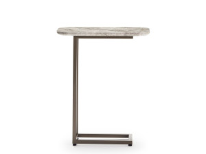 Латунный журнальный столик с мраморной столешницей