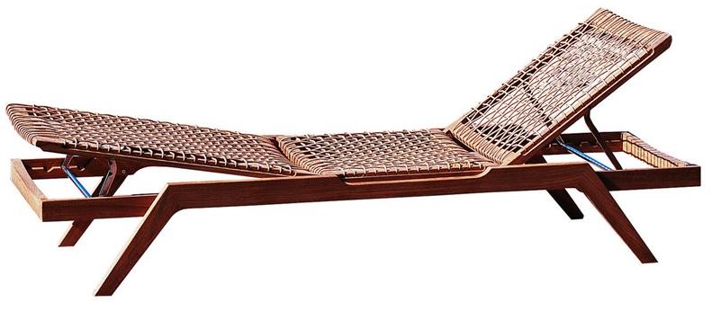 Unopiù Штабелируемая кушетка из тикового дерева Synthesis Lesy - Вид №1