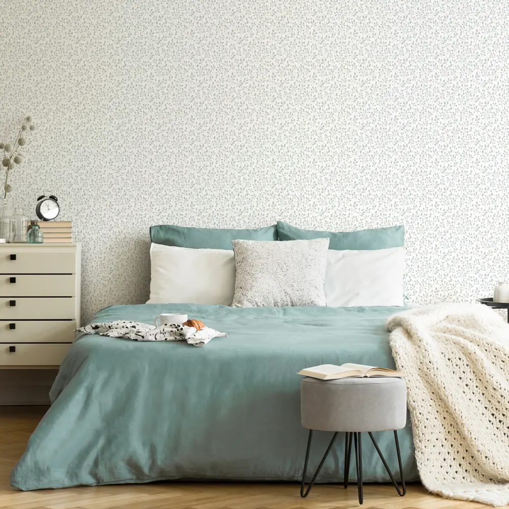 Обои флизелиновые Euro Decor Julie зелёные 1.06 м 7010-04 82377953 STLM-2203323 - Вид №2
