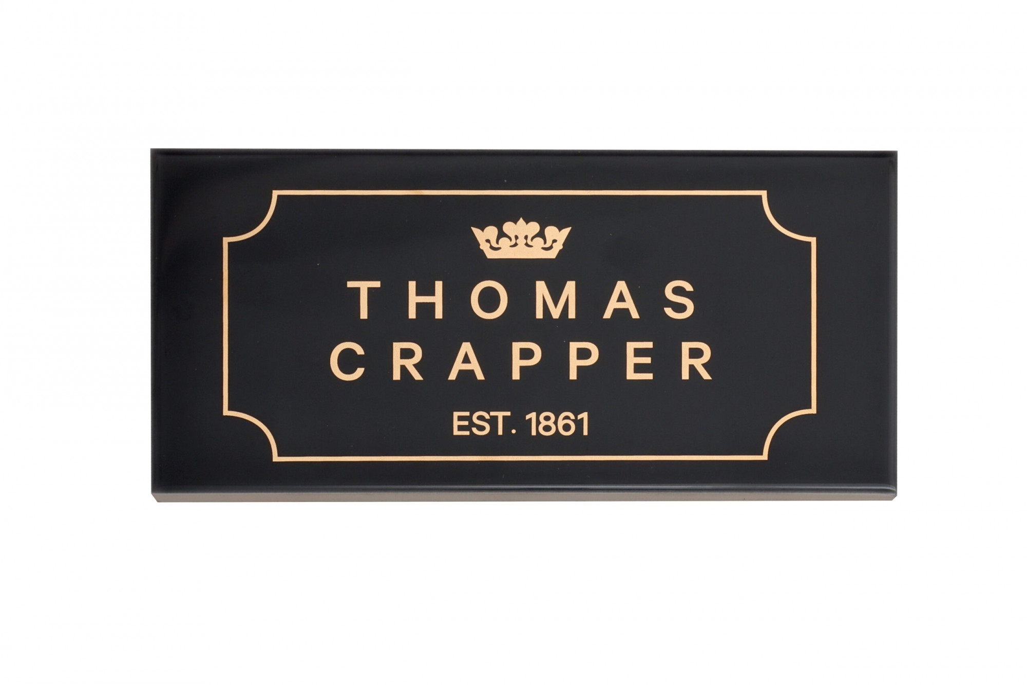 TCTINON Thomas Crapper Декоративная плитка с логотипом Onyx Thomas Crapper 