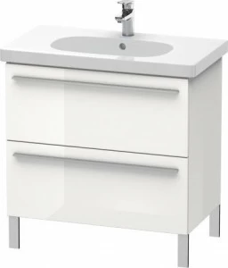 XL651602222 X-Large Тумбочка напольная Белый глянцевый декор