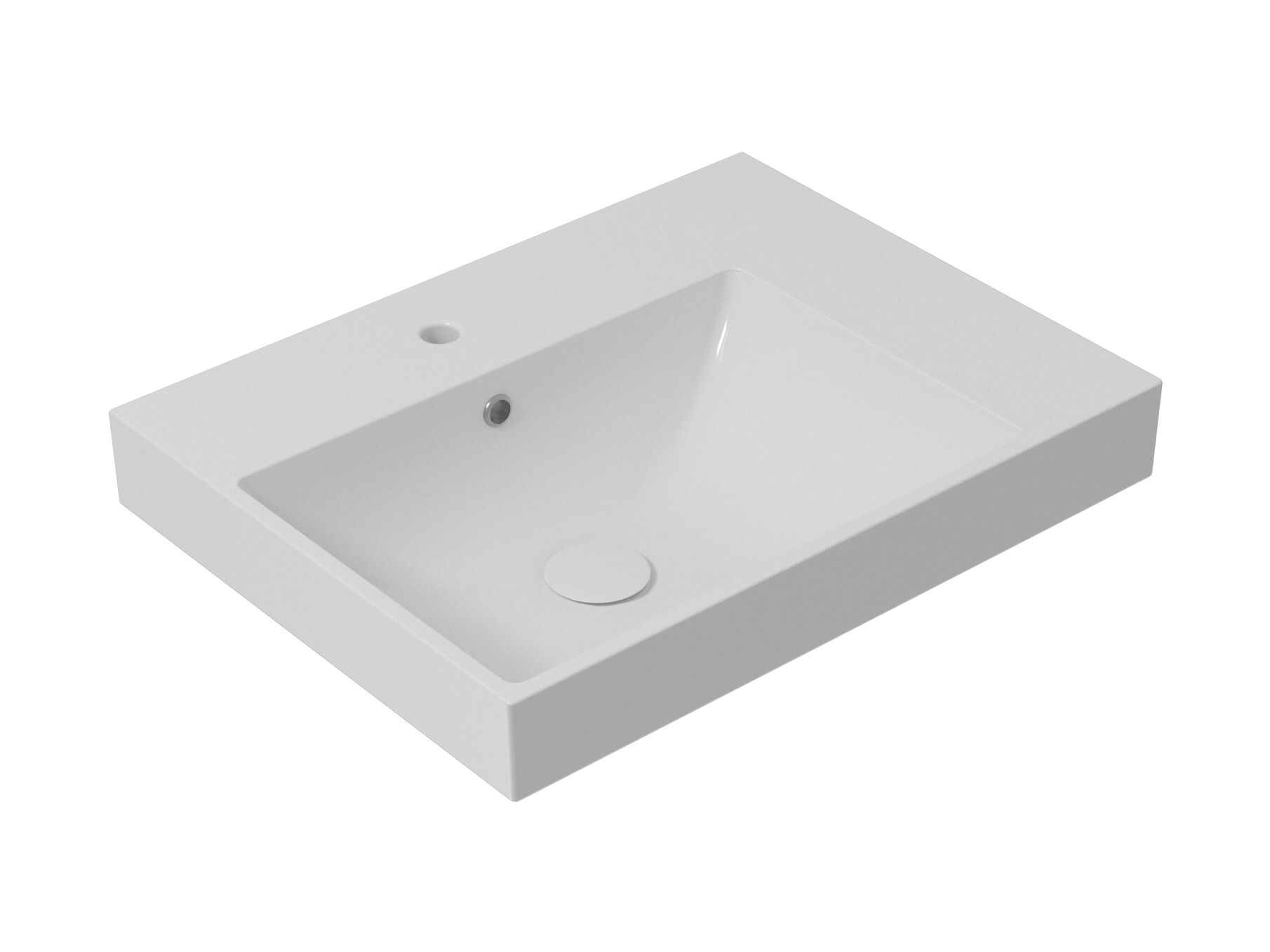 Керамическая прямоугольная подвесная раковина Olympia Ceramica все evo ARCH-00066354