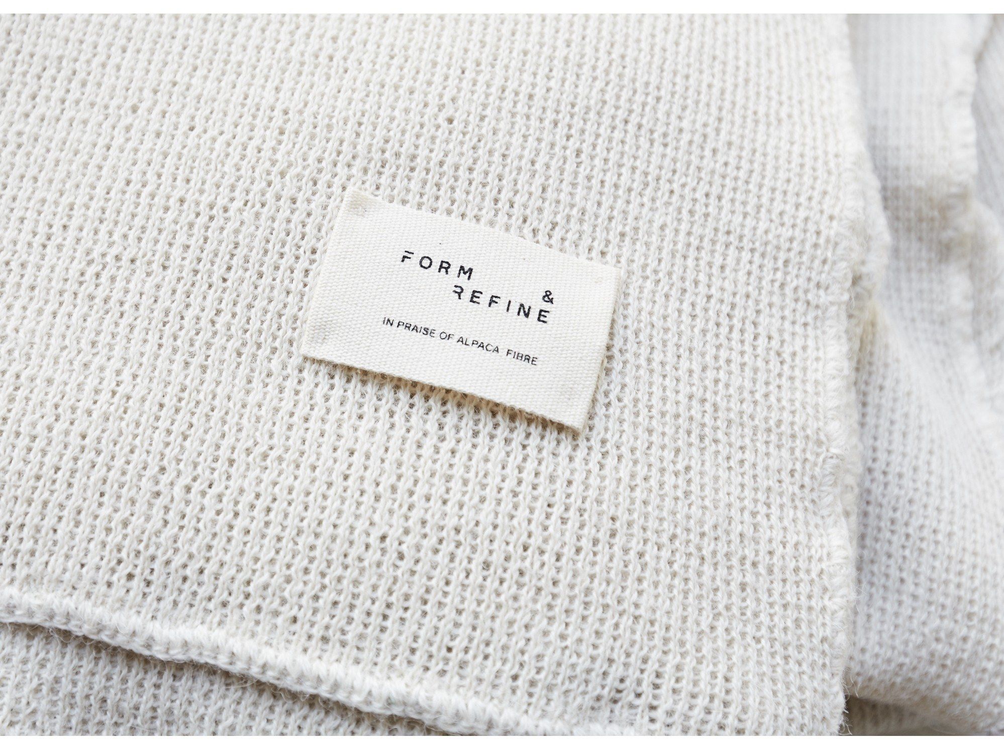 Однотонный плед из альпаки Form & Refine Aymara ARCH-00103318 - Вид №4