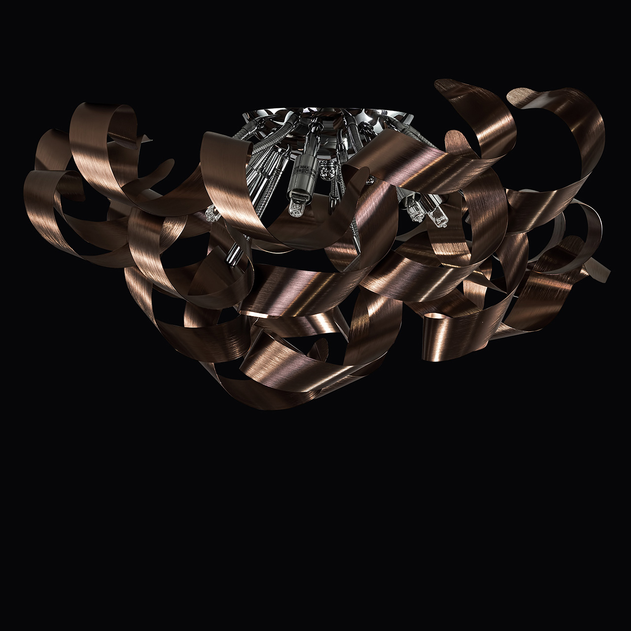 Потолочная люстра Lightstar Turbio 754068 LIGHTSTAR ДИЗАЙНЕРСКИЕ, TURBIO 058823 Коричневый  - Вид №2