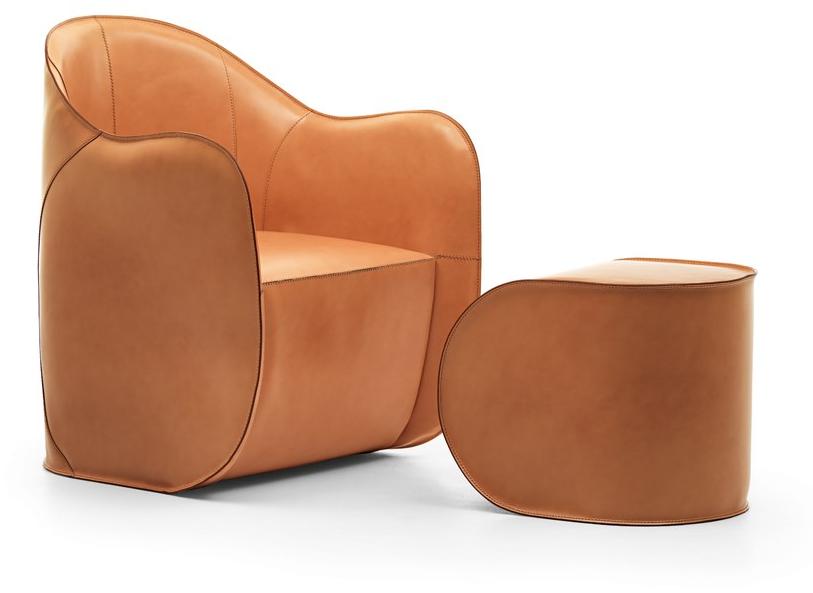 EPÒNIMO Пуф из мягкой кожи Exo Ex002 - Вид №1